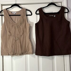 (2) tank tops Size Large